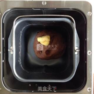可可麻薯软欧包的做法步骤：2