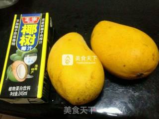 椰汁芒果西米露的做法步骤：1