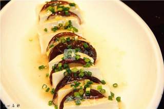 豆腐蒸仙姑片素心居静营养飘香素菜的做法步骤：12
