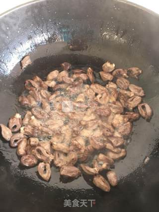 香炒鸡心的做法步骤：8
