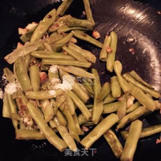 干煸四季豆的做法步骤：7