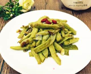 干煸四季豆的做法步骤：11