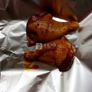蜂蜜脆皮多汁烤鸡腿的做法步骤：5