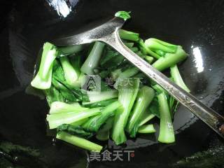 鱿鱼炒青菜的做法步骤：4