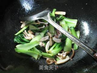 鱿鱼炒青菜的做法步骤：8