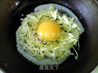 卷心菜鸟巢蛋的做法步骤：7