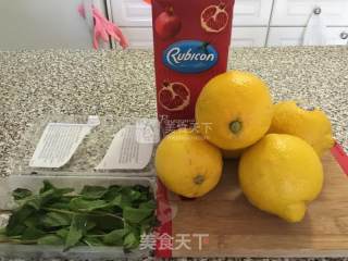 薄荷蜂蜜柠檬汁的做法步骤：1