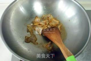 腊肉豆豉炒菜花的做法步骤：3