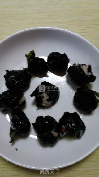 肉松紫菜包饭的做法步骤：5