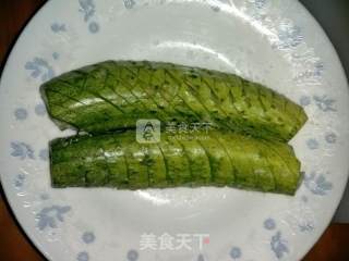 拌辣黄瓜花的做法步骤：2
