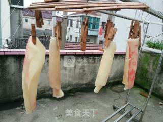炸猪皮的做法步骤：6