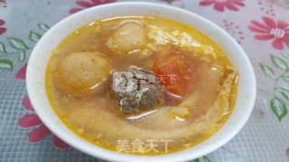 西红柿丸子汤的做法步骤：6
