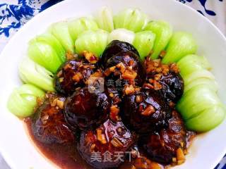 蚝油香菇青菜的做法步骤：14