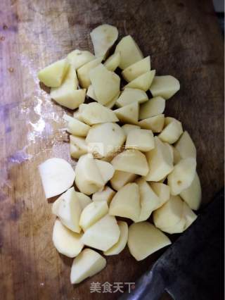 红烧兔肉焖土豆的做法步骤：4