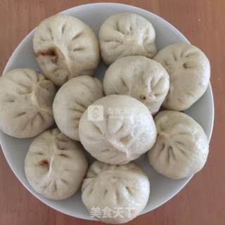 鸭腿肉酱包的做法步骤：6