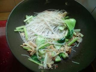 家常炒粉的做法步骤：4