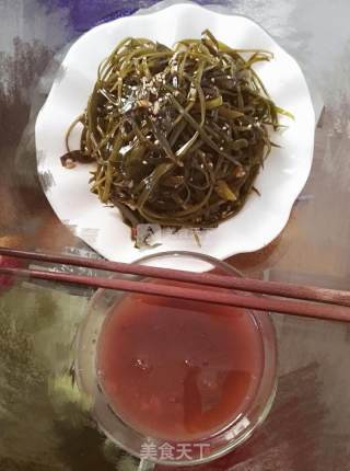 凉拌蒜泥海带的做法步骤：4