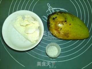 芒果奶酪面包的做法步骤：1