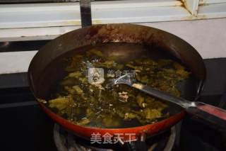 酸菜肉片土豆粉的做法步骤：5