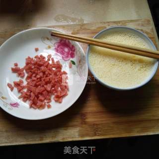 香肠炒鸡蛋的做法步骤：3