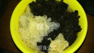 双耳拌青瓜的做法步骤：3