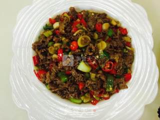 小炒牛肉的做法步骤：4