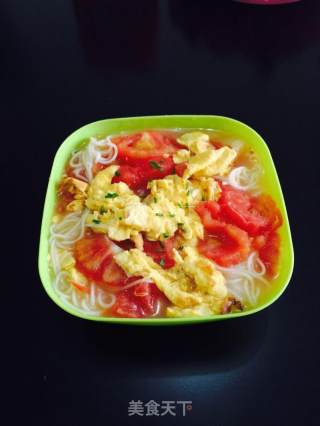 西红柿鸡蛋面的做法步骤：9