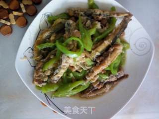 青椒泥鳅的做法步骤：6