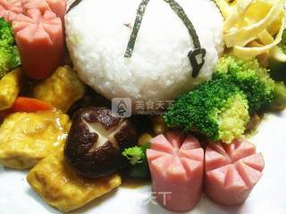 花生之豆腐咖喱饭的做法步骤：13