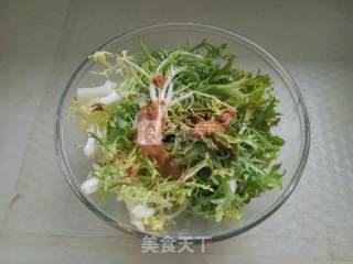 芝麻酱拌苦菊的做法步骤：2