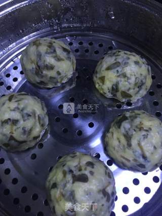 马齿苋窝窝头的做法步骤：4