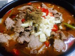 水煮牛肉的做法步骤：14
