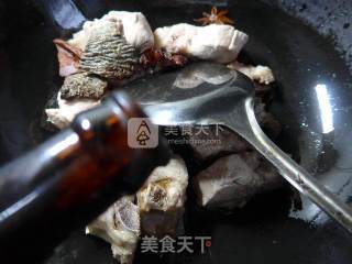 圆素鸡烧龙骨的做法步骤：5