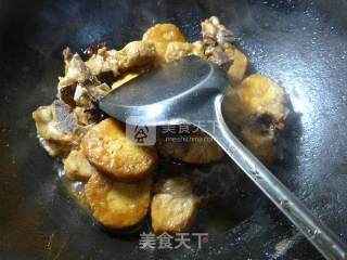 圆素鸡烧龙骨的做法步骤：12