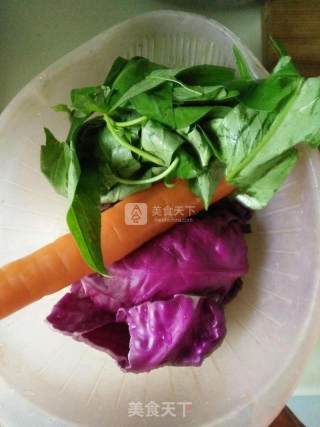 婴儿宝宝辅食——彩色面条