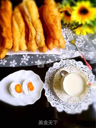 油条+豆桨的做法步骤：10