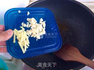 青椒香菇肉片的做法步骤：9