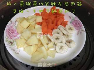婴儿宝宝辅食——蔬菜米糊的做法步骤：2