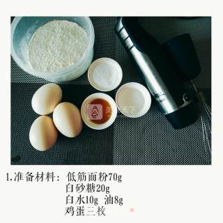 夏日点心——纸杯蛋糕的做法步骤：1