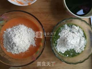 双色蛋饼的做法步骤：4