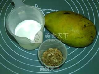 黑麦芒果奶饮的做法步骤：1