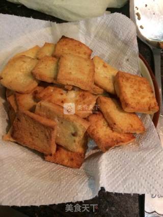 香煎豆腐的做法步骤：3