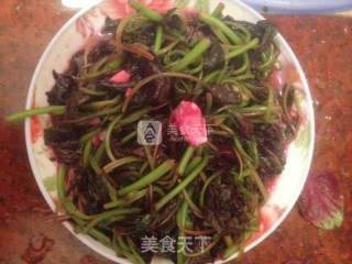 蒜蓉炒苋菜的做法步骤：4