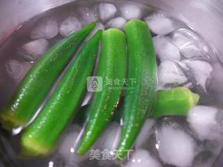 秋葵芥末籽沙拉的做法步骤：4