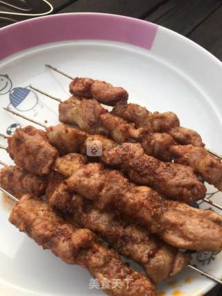 烤肉的做法步骤：4