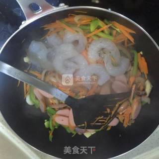 什锦炒面的做法步骤：6