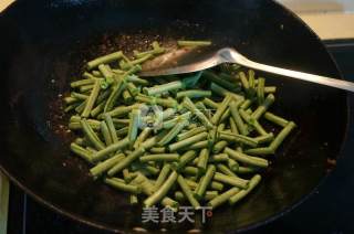 肉丝炒豇豆的做法步骤：6