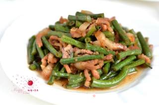 肉丝炒豇豆的做法步骤：10