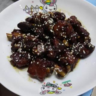 糖醋排骨的做法步骤：7