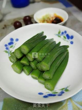 冰镇秋葵的做法步骤：7
